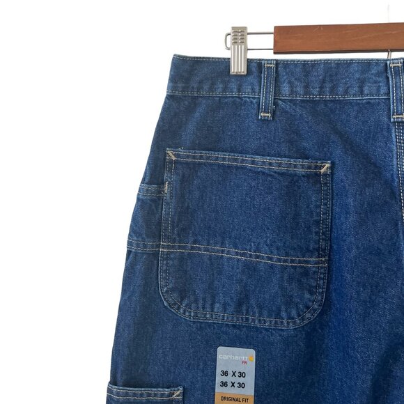 Carhartt NEW Flame Resistant Carpenter Utility Jeans Size 36 x 30 - Picture 10 of 16